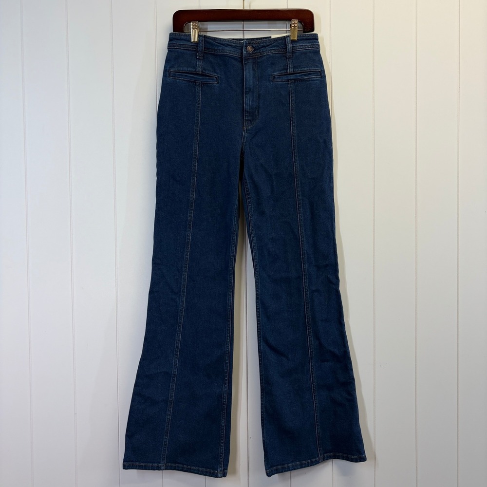 We The Free Western Tartan Plaid Firecracker Star Jeans Women Size 30 Boho Chic